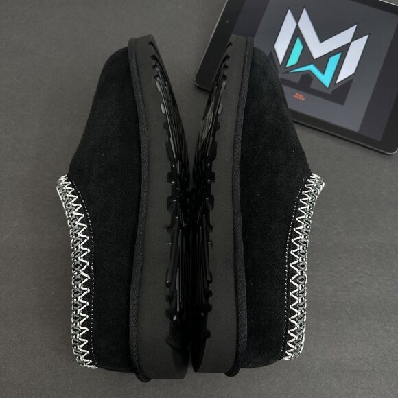 UGG Tasman Slippers Black Suede Men’s Sizes - Picture 10 of 12